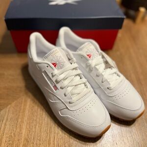 Reebok Classic White Leather Sneakers